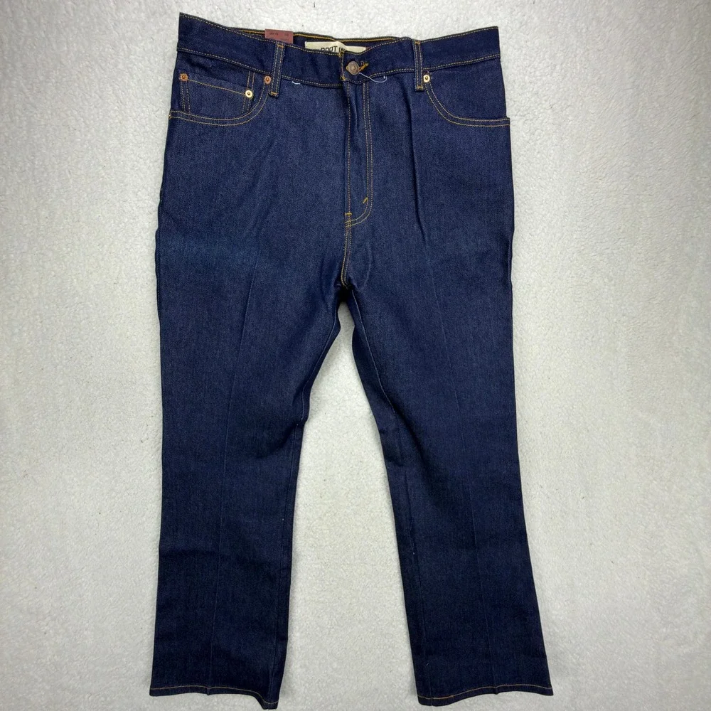 Levis 517 Bootcut Jeans Mens 40x30 Dark Wash Blue Denim NWT